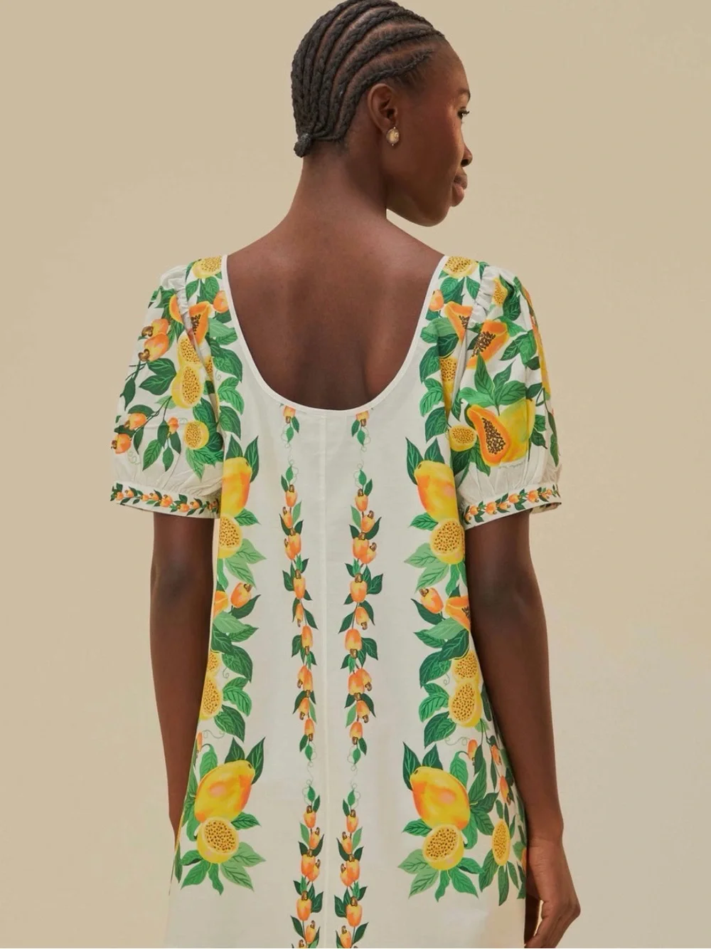 Papaya Salad Mini Dress